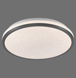 JUST LIGHT KYLE LED Deckenleuchte Warmweiss Dimmbar 10W schwarz 14293-18