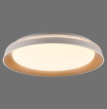 JUST LIGHT SATI LED Deckenleuchte Warmweiss Dimmbar 19,5W messingmatt 14368-60