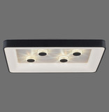 JUST LIGHT VERTIGO LED Deckenleuchte CCT Dimmbar 45W schwarz 14385-18
