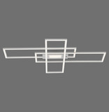JUST LIGHT ASMIN LED Deckenleuchte CCT Dimmbar 45W stahl 14693-55