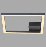 JUST LIGHT IVEN LED Deckenleuchte Warmweiss 10W schwarz 14707-18