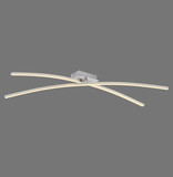 JUST LIGHT SIMON LED Deckenleuchte Warmweiss 12W stahl 14726-55
