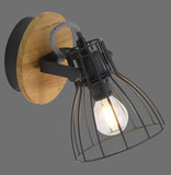 JUST LIGHT TARO Deckenleuchte E14 max. 10W schwarz 15117-18