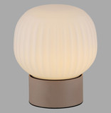 JUST LIGHT NAMI LED Tischleuchte Warmweiss Dimmbar 5W sand 15175-39