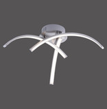 JUST LIGHT VALERIE LED Deckenleuchte Warmweiss 10,2W 3-fach stahl 15341-55