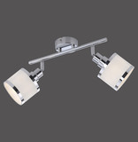 JUST LIGHT ACCOR Deckenleuchte E14 max. 25W 2-fach chrom 15372-17
