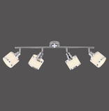 JUST LIGHT ACCOR Deckenleuchte E14 max. 25W 4-fach chrom 15374-17