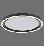 JUST LIGHT RITUS LED Deckenleuchte Warmweiss Dimmbar 20W anthrazit 15391-13