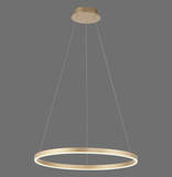 JUST LIGHT RITUS LED Pendelleuchte Warmweiss Dimmbar 28W messingmatt 15394-60