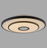 JUST LIGHT TURANUS LED Deckenleuchte Warmweiss 23W schwarz 15456-18