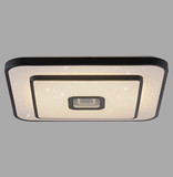 JUST LIGHT TURANUS LED Deckenleuchte Warmweiss 23W schwarz 15457-18
