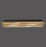 JUST LIGHT AKUSTIK LED Deckenleuchte Warmweiss 25W Holz-natur 15591-79
