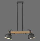 JUST LIGHT CUP 2.0 Pendelleuchte E27 max. 60W 2-fach schwarz 15742-18