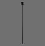 JUST LIGHT EURIA LED AKKU-Stehleuchte Warmweiss Dimmbar 2,5W schwarz IP54 19252-18