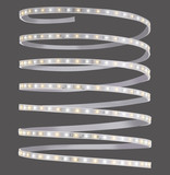 JUST LIGHT TEANIA LED Lichtstreifen CCT Dimmbar 15W transparent IP44 81207-00