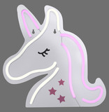JUST LIGHT NEON-UNICORN LED Neon-LED-Bild Pink,weiss 6,5W multicolor 85025-70