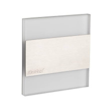 Kanlux Terra LED CW LED Wandeinbauleuchte silber
