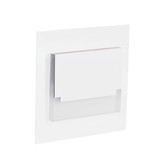 Kanlux LED Wandeinbauleuchte Sabik 0,8W neutralweiss 4000K Weiß Edelstahl 23797