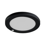 Kanlux LED Downlight Erga 17W CCT warm-/neutral-/tageslichtweiss 3000K/4000K/6500K Bewegungsmelder Schwarz Ø23cm 24605