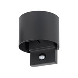 Kanlux LED Außenwandleuchte Reka 7W neutralweiss 4000K Bewegungsmelder IP54 Graphit Aluminium 14x12cm 28995