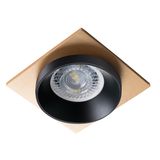 Kanlux SIMEN 29136 Einbau Downlight max. 35W GX5,3/GU10 schwarz/schwarz/Gold