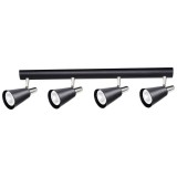 Kanlux Wand-Deckenleuchte SEMPRA GU10 Schwarz 4x 33097