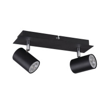 Kanlux Wand-Deckenleuchte EVALO GU10 Schwarz 2x 35693