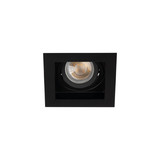 Kanlux Einbaurahmen Aret GU10/GU5,3 Schwarz Aluminium 10x10cm 38365