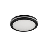 Kanlux LED Deckenleuchte Beno 12W CCT warm-/neutral-/tageslichtweiss 3000K/4000K/6500K IP65 Schwarz Ø20cm 38381