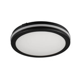 Kanlux LED Deckenleuchte Beno 30W CCT warm-/neutral-/tageslichtweiss 3000K/4000K/6500K IP65 Schwarz Ø30cm 38385