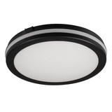 Kanlux LED Deckenleuchte Beno 40W CCT warm-/neutral-/tageslichtweiss 3000K/4000K/6500K IP65 Schwarz Ø40cm 38387
