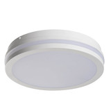 Kanlux LED Deckenleuchte Beno rund 30W einstellbar CCT warm-/neutralweiss 3000K/3500K/4000K Bewegungsmelder IP65 Weiß Ø26cm 38785
