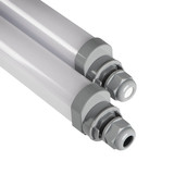 Kanlux LED Feuchtraumleuchte TP Slim 40W neutralweiss 4000K IP65 durchgangsverdrahtet Weiß 124cm 38942