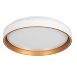 Kanlux LED Deckenleuchte Soln 25W CCT warm-/tageslichtweiss 2700-6500K 90Ra dimmbar Fernbedienung Weiß Gold Metall Ø38cm 39110