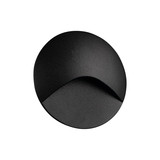 Kanlux LED Wandeinbauleuchte Exin 2,5W warmweiss 3000K IP65 Schwarz Aluminium Ø8cm 39121