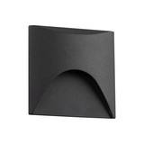 Kanlux LED Wandeinbauleuchte Exin 2,5W warmweiss 3000K IP65 Grau Aluminium 39128