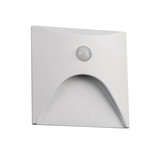 Kanlux LED Wandeinbauleuchte Exin 2,5W warmweiss 3000K Bewegungsmelder IP65 Weiß Aluminium 39129
