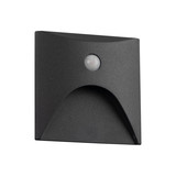 Kanlux LED Wandeinbauleuchte Exin 2,5W neutralweiss 4000K Bewegungsmelder IP65 Grau Aluminium 39143