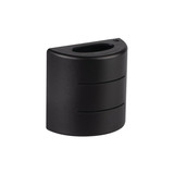 Kanlux LED Außenwandleuchte Refazi halbrund 6W neutralweiss 4000K IP54 Schwarz 39185