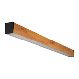 Kanlux LED Langfeldleuchte Arborea 23W neutralweiss 4000K opal Holzoptik golden Stahl 114cm 39463