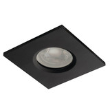Kanlux Einbaurahmen Talu GU10/GU5,3 IP44 Schwarz Aluminium 39543