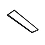 Kanlux Einbaurahmen für LED Panel Sky-V 30x120cm Schwarz Stahl 39757