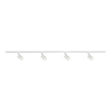 Kanlux 1-Phasen Stromschienen-Set mit Strahlern Altear 4-flammig 4xGU10 Weiß 151cm 45927