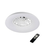 Kanlux LED Deckenleuchte mit Ventilator Plave 24W RGB + CCT 3000-6500K Fernbedienung Weiß Ø48,5cm 46370