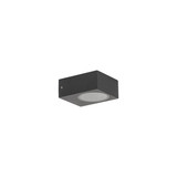 Kanlux Außenwandleuchte Legino GX53 IP65 Schwarz Aluminium 12x10cm 46390