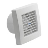 Kanlux Rohrlüfter Twister Ø100mm Festanschluss IPX4 Weiß 70926