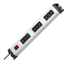 Kopp Steckdosenleiste Powerversal 3x3-fach IEC-320C13 mit Schalter