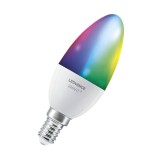 LEDVANCE LED Lampe SMART+ Kerze Multicolour 40 4.9W 2700-6500K E14 Appsteuerung