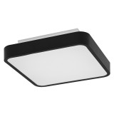 LEDVANCE SMART+ Orbis LED Square Deckenleuchte, Wandleuchte 35cm 28W Tunable White Backlight schwarz