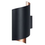 LEDVANCE SMART+ Orbis Twist LED Wandleuchte 23x13cm 12W Tunable White schwarz